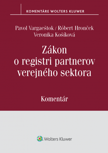 Zákon o registri partnerov verejného sektora - komentár